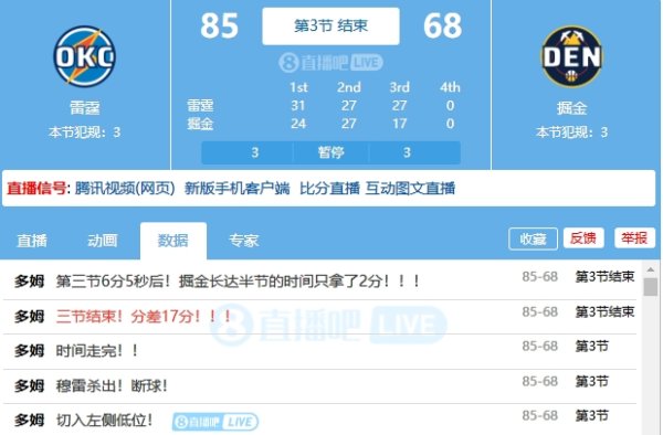 开云体育🤐这咋整！掘金第三节后半节比赛全队只得了2分&单节仅得17分-开云滚球(官方)kaiyun官网入口